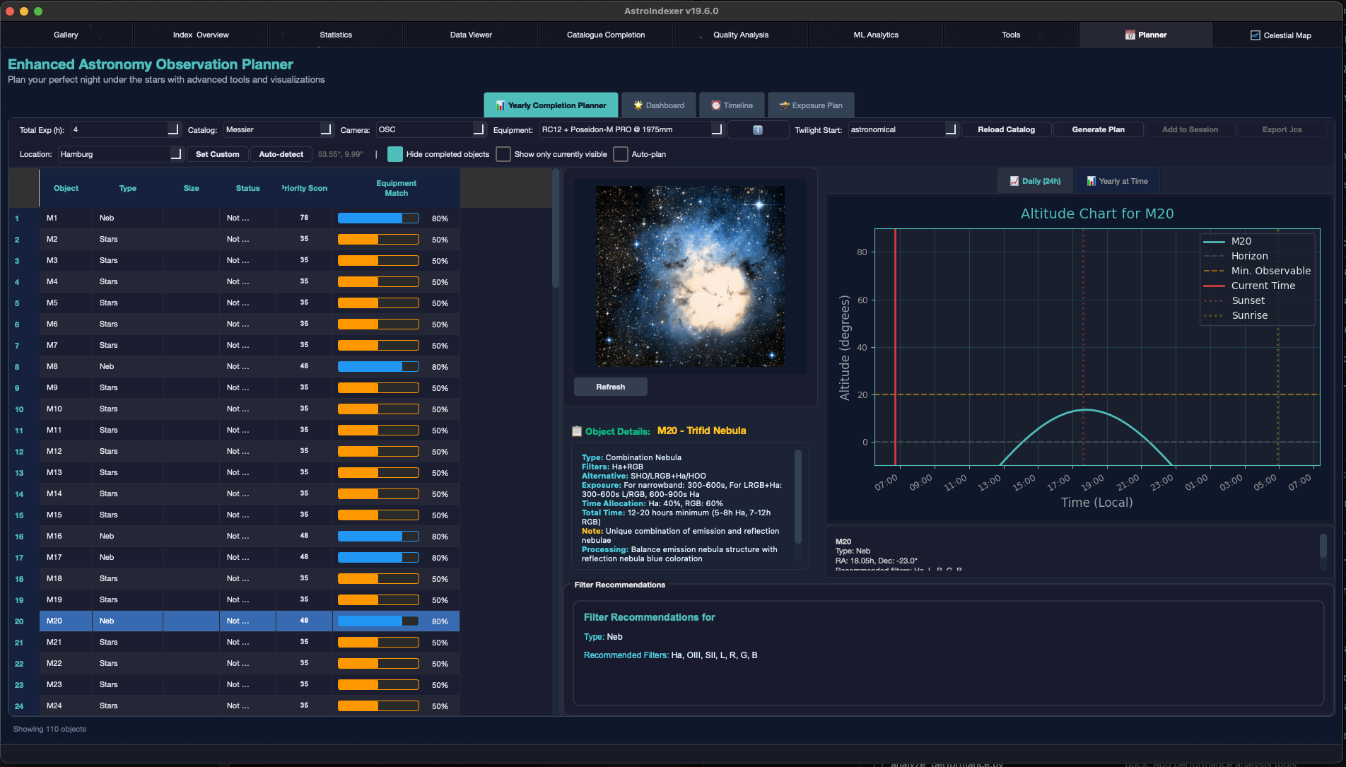 Session Planner Screenshot